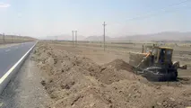 امکانات و ماشین آلات پروژه راه آهن غرب در خدمت کمک به زلزله زدگان
