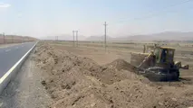 امکانات و ماشین آلات پروژه راه آهن غرب در خدمت کمک به زلزله زدگان