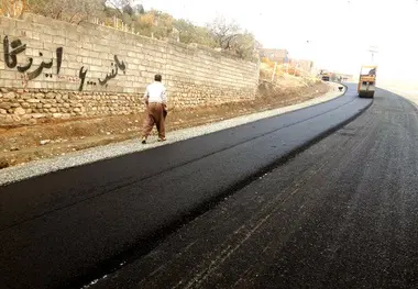 اتمام پروژه آسفالت راه روستایی تندیل شهرستان قاین به طول ۳ کیلومتر