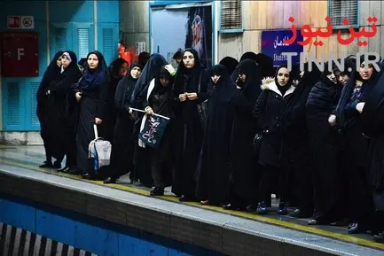 خدمت رسانی مترو در آیین تشییع سردار شهید قاسم سلیمانی
