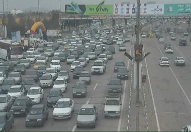 ترافیک نیمه سنگین در جاده‌های قم