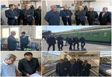 پایداری بی‌ وقفه خدمات ریلی در روزهای جنگی/ بازدید میدانی مدیران راه‌ آهن از ایستگاه تهران
