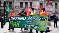 اعتصاب دوباره کارگران راه آهن انگلیس