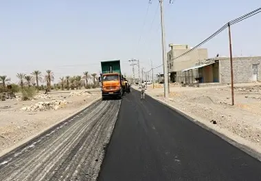 آسفالت معابر ۱۳ روستای جزیره قشم
