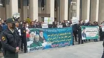 تجمع لکوموتیورانان خراسان رضوی در پی مطالبات انباشته شده + عکس 
