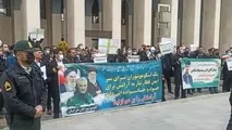 تجمع لکوموتیورانان خراسان رضوی در پی مطالبات انباشته شده + عکس 