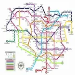  نقشه خطوط جدید متروی تهران و حومه