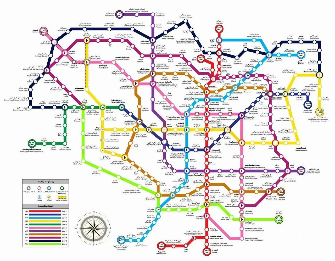 فیلم| معرفی خطوط جدید مترو تهران