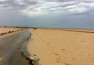 جاده ساحلی گناوه به بوشهر بسته است