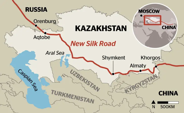 تأثیر راه جدید ابریشم بر احیای نقش ترانزیتی ایران در آسیای مرکزی