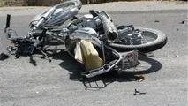 مرگ موتورسوار در جاده رودان -بندرعباس