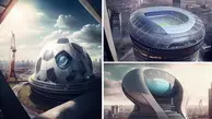 طرح های خارق العاده معمار ایرانی از استادیوم های آینده با استفاده از هوش مصنوعی