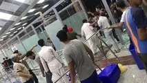 با ورود معترضان به فرودگاه نجف، پروازها به بغداد منتقل شد+بروزرسانی