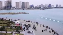 تخلیه اسکله شرقی دریاچه شهدای خلیج فارس