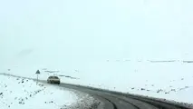بارش برف در محورهای مواصلاتی 8 استان کشور 