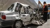  یک کشته در برخورد 2 خودرو در بیرجند 