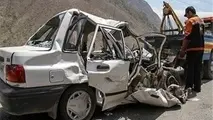  یک کشته در برخورد 2 خودرو در بیرجند 