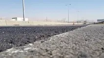 عملیات آسفالت حفاظتی در آزادراه قزوین - رشت آغاز شد