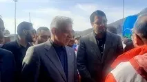 بازدید وزیر راه و شهرسازی و رئیس پلیس راهور فراجا از آزادراه قزوین - رشت 