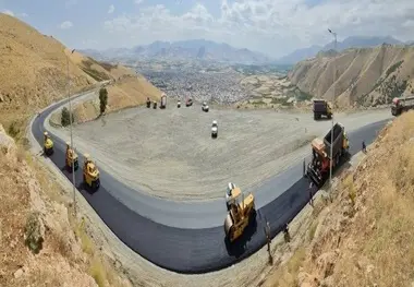 عملیات اجرایی ساخت باند دوم مسیر سقز به بانه ۲۵ درصد پیشرفت دارد 