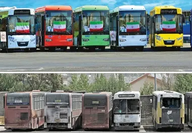 تزریق ۱۰۰ دستگاه اتوبوس جدید به ناوگان اتوبوسرانی پایتخت انجام شد
