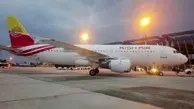 فرود نخستین پرواز هواپیمایی کیش ایر ایران در آنتالیا ترکیه
