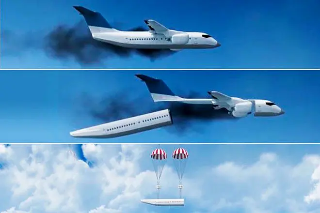 کابین هواپیمایی با قابلیت جدا شدن که جان مسافران را نجات خواهد داد