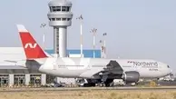 فرود هواپیمای بوئینگ۷۷۷ روسیه در فرودگاه تبریز 