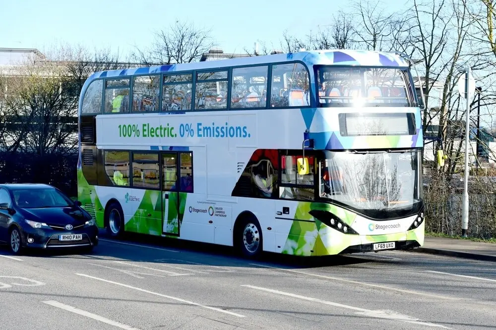 راه‌اندازی اتوبوس‌های بدون آلایندگی در سراسر بریتانیا