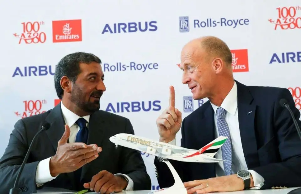 Airbus working with Emirates on new A380 order for Dubai Airshow