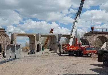 انتقال فوری دهانه پل راه آهن از استان سمنان به زنجان 