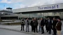 بازدید نوروزی سیاوش امیرمکری از فرودگاه اردبیل