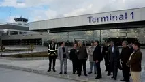 بازدید نوروزی سیاوش امیرمکری از فرودگاه اردبیل