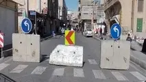 مسدود شدن تقاطع کوی راه حق در محور اصفهان-بهارستان | رانندگان از زیرگذر ۸۰۰ متری استفاده کنند