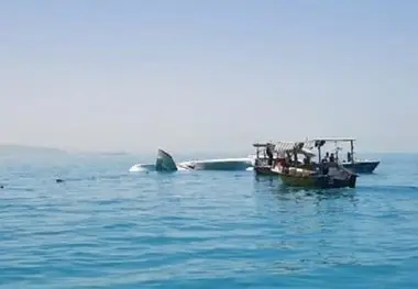 سقوط هواپیمای آموزشی در آب‌های حوالی قشم هرمزگان