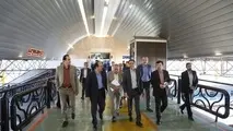 (تصاویر) بازدید مدیرعامل راه آهن از ایستگاه راه آهن تهران