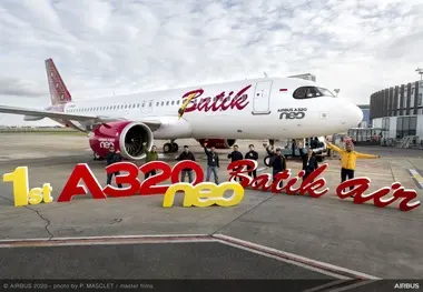 Indonesia’s Batik Air receives its first Airbus A320neo