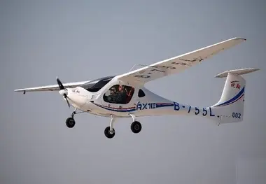 China successfully conducts first test-flight of electric plane
