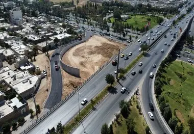 پایان یک گره ترافیکی قدیمی در شیراز؛ بهره برداری از راست گرد پل غدیر تا پایان سال