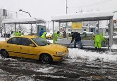 آمادگی شهرداری تهران برای بارش برف و باران در تهران 
