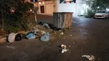  وضعیت تخلیه سطل های زباله توسط پیمانکاران شهرداری+ فیلم و تصاویر