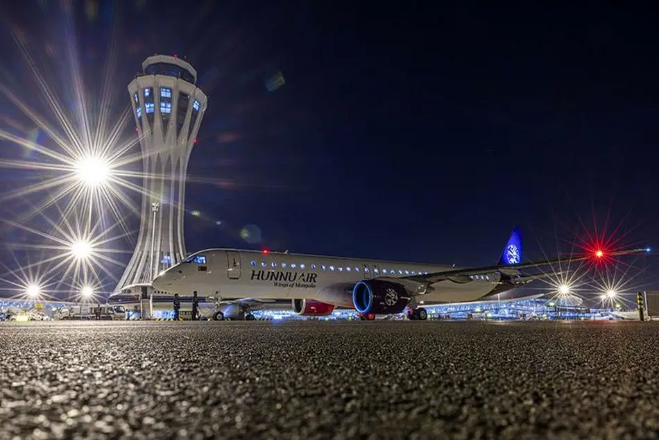 First E2 Service Into China Launched
