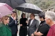 افتتاح پل جدید آلاوردی با حضور سفیر ایران در ارمنستان