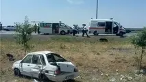 5 مصدوم بر اثر واژگونی سواری پراید در محور اسلام آبادغرب به کرمانشاه