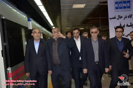  بازدید استاندار آذربایجان شرقی(دکتر خدابخش) از پروژه خط یک قطار شهری تبریز
