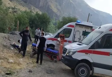 واژگونی مرگبار خودروی سواری در جاده هراز 