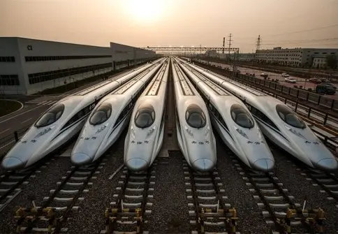 فیلم|  نمایی از ایستگاه قطارهای پر سرعت شهر ووهان چین