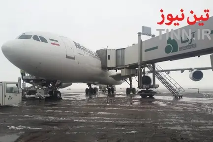یک روز برفی در شهر فرودگاهی امام خمینی (ره)