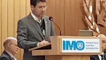 سخنرانی معاون وزیر و مدیر عامل سازمان بنادر و دریانوردی در مراسم مجمع عمومی سازمان بین المللی دریانوردی
