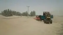 محورهای مسدود شده در زهک بازگشایی شد
